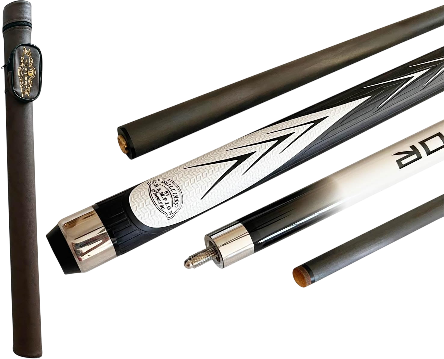 J&J White Spider Carbon Fiber Billiard Cue Stick
